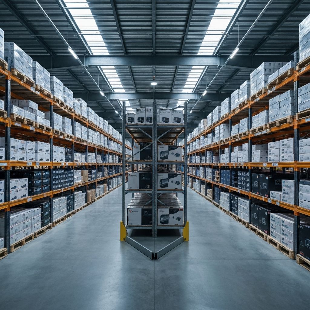 Modern warehouse distribution center